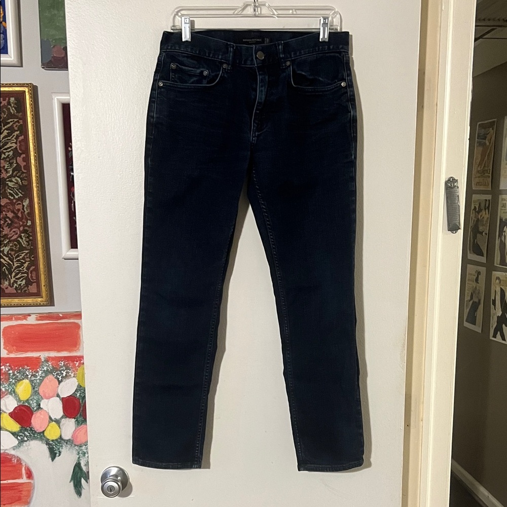 Banana Republic slim fit men’s blue jeans